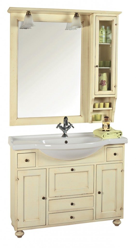 Mobile bagno ducale – Specchio con pensile