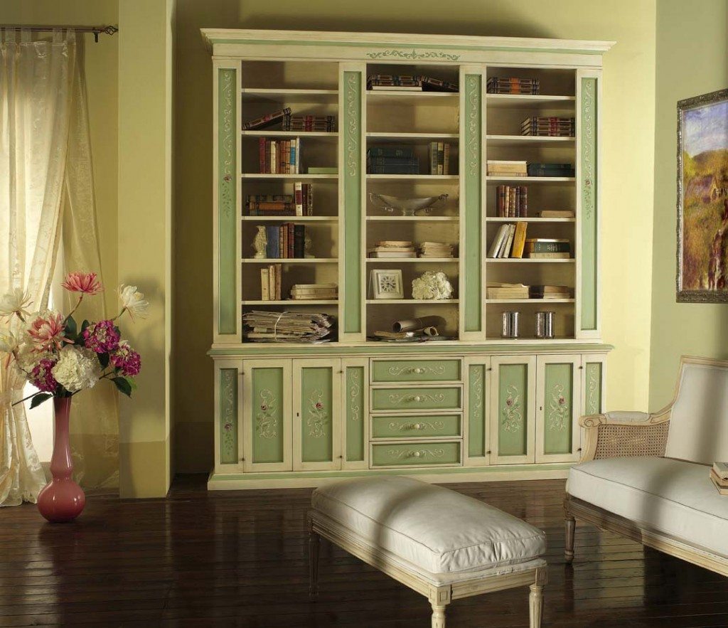 Libreria con capitelli