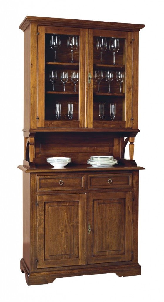 Credenza impero 2 ante con alzata