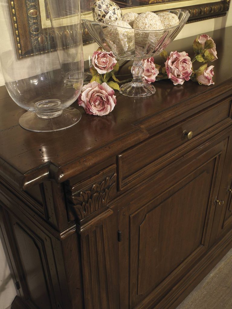 Credenza 4 ante 4 cassetti con capitelli - immagine 2